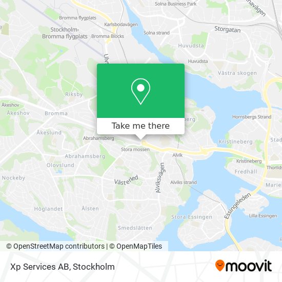 Xp Services AB map