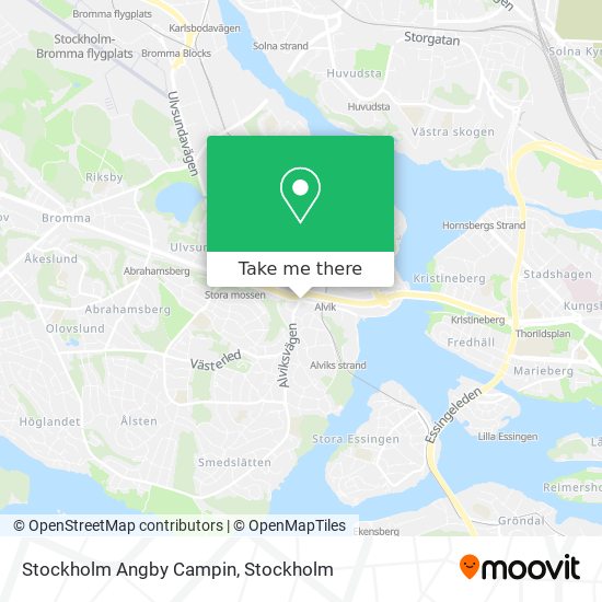 Stockholm Angby Campin map