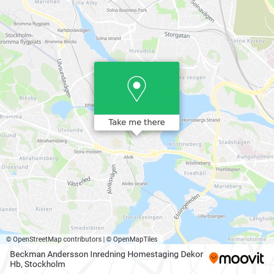 Beckman Andersson Inredning Homestaging Dekor Hb map