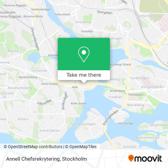 Annell Chefsrekrytering map