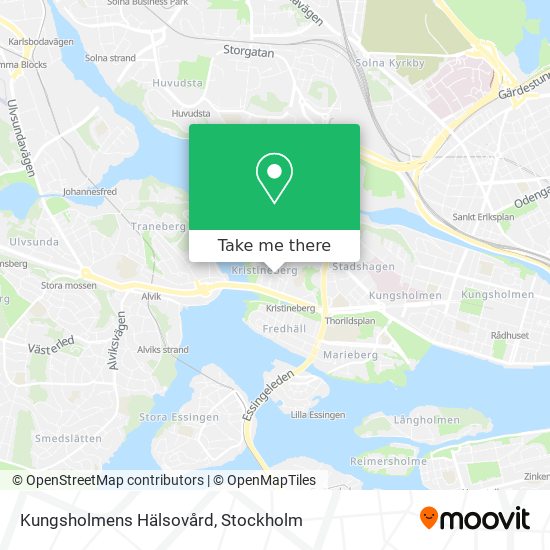 Kungsholmens Hälsovård map