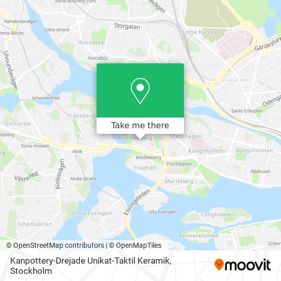 Kanpottery-Drejade Unikat-Taktil Keramik map