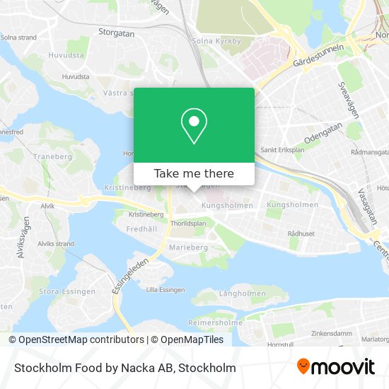 Stockholm Food by Nacka AB map
