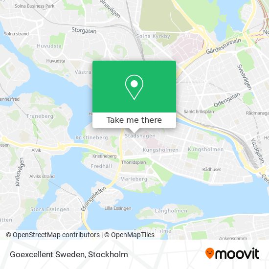 Goexcellent Sweden map