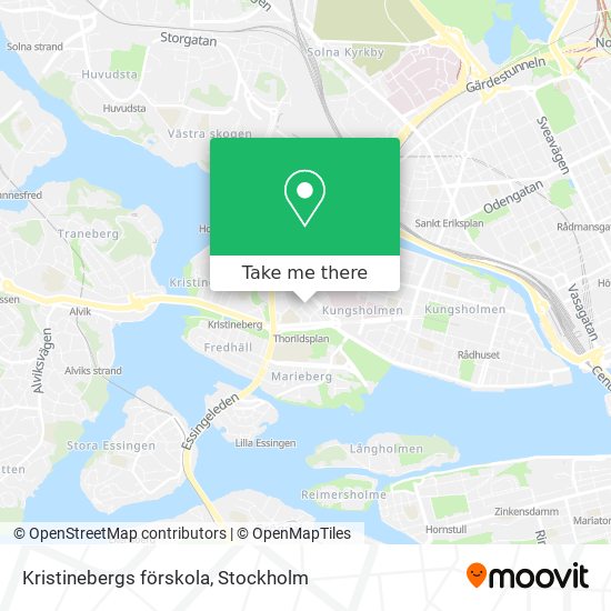 Kristinebergs förskola map