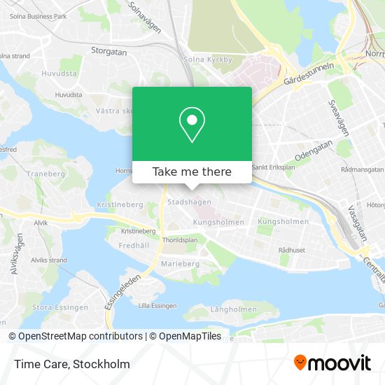 Time Care map