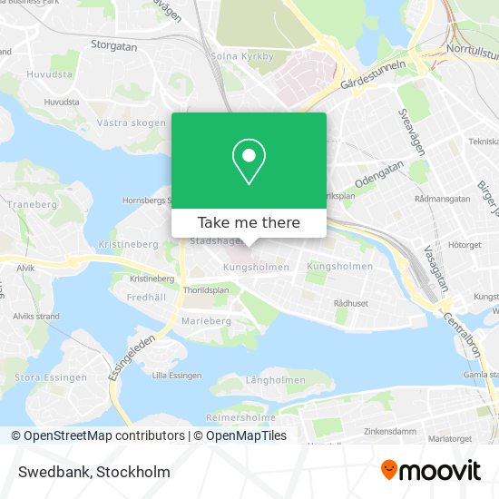 Swedbank map