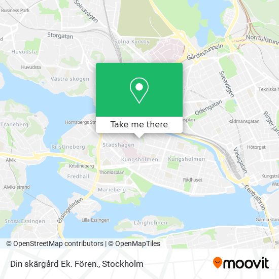 Din skärgård Ek. Fören. map