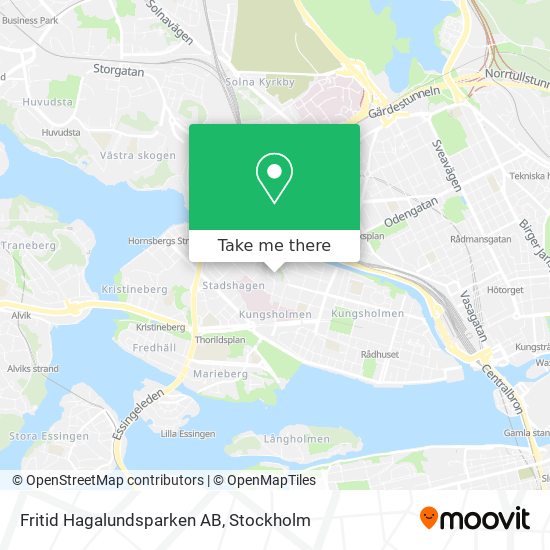 Fritid Hagalundsparken AB map