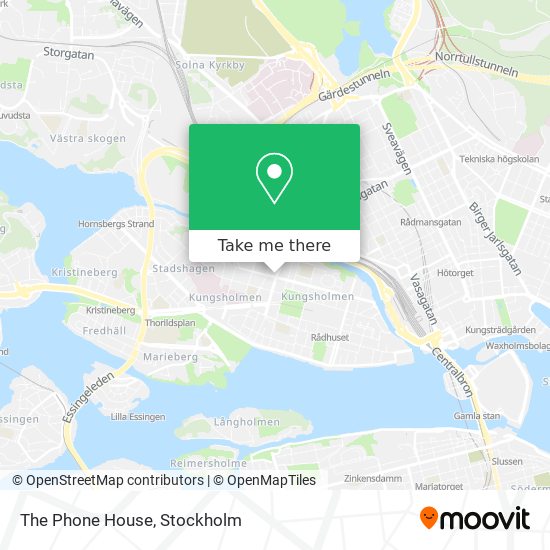 The Phone House map