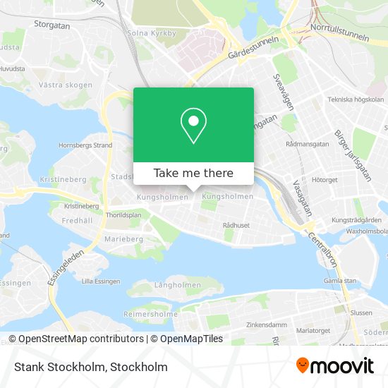 Stank Stockholm map