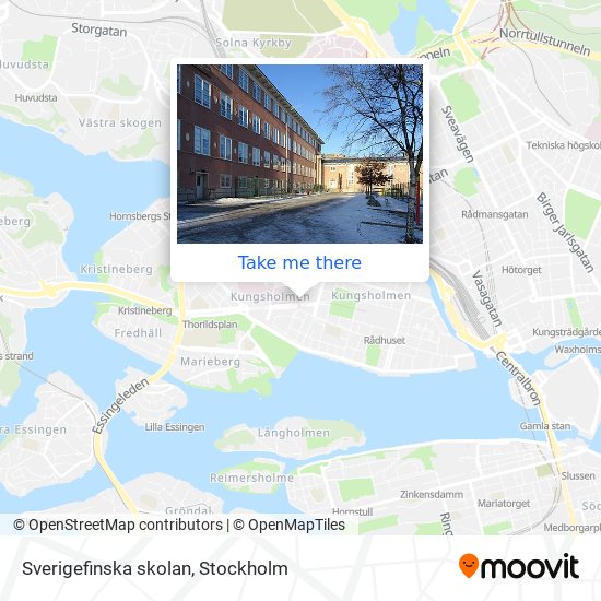 Sverigefinska skolan map