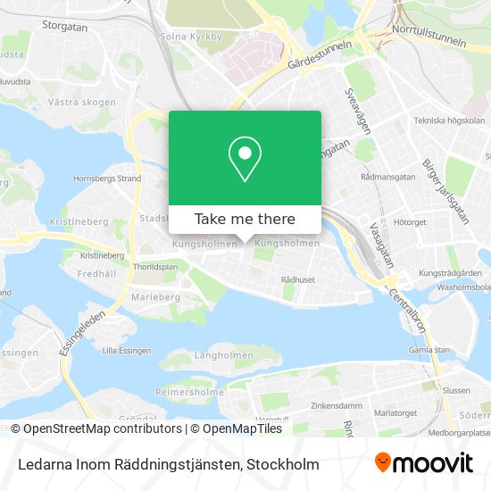 Ledarna Inom Räddningstjänsten map