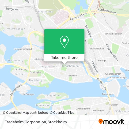 Tradeholm Corporation map