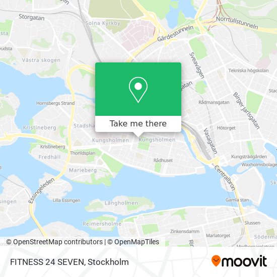 FITNESS 24 SEVEN map