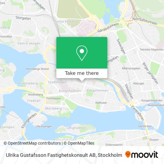 Ulrika Gustafsson Fastighetskonsult AB map