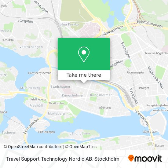 Travel Support Technology Nordic AB map