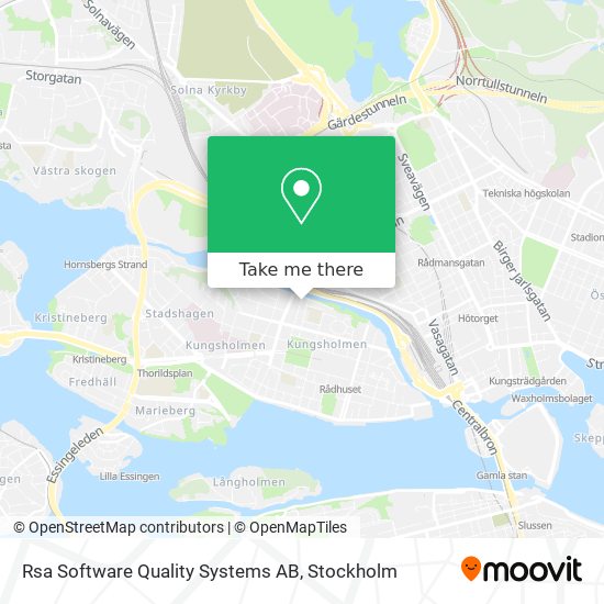 Rsa Software Quality Systems AB map