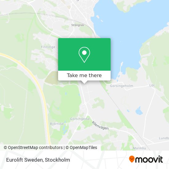 Eurolift Sweden map