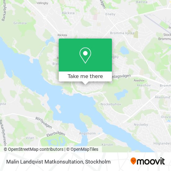 Malin Landqvist Matkonsultation map