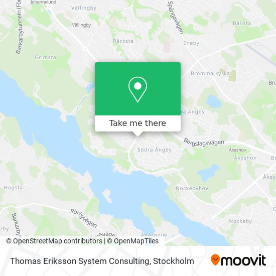 Thomas Eriksson System Consulting map