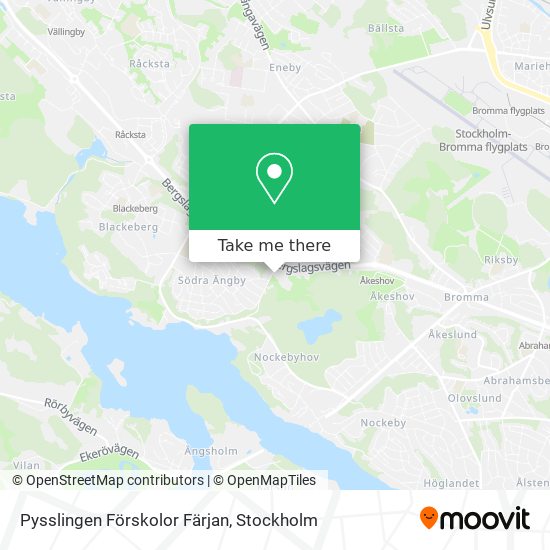 Pysslingen Förskolor Färjan map