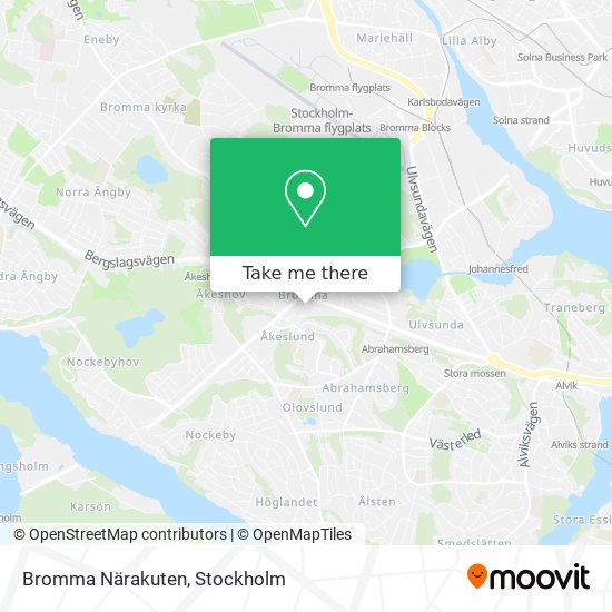 Bromma Närakuten map