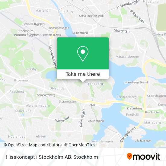 Hisskoncept i Stockholm AB map