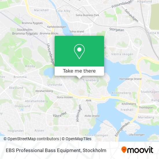 EBS Professional Bass Equipment map