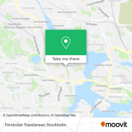 Förskolan Trandansen map