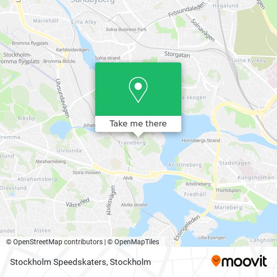 Stockholm Speedskaters map