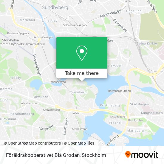 Föräldrakooperativet Blå Grodan map