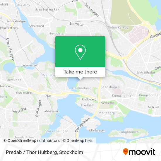 Predab / Thor Hultberg map