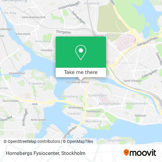 Hornsbergs Fysiocenter map