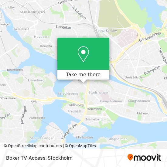 Boxer TV-Access map