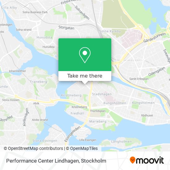 Performance Center Lindhagen map