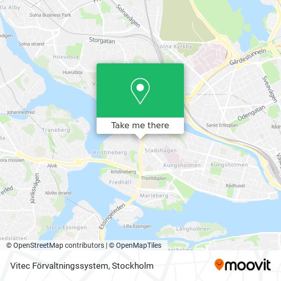 Vitec Förvaltningssystem map