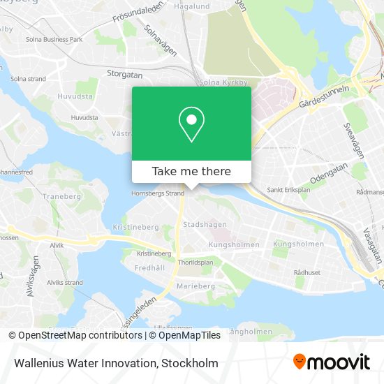 Wallenius Water Innovation map