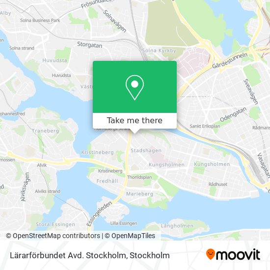 Lärarförbundet Avd. Stockholm map