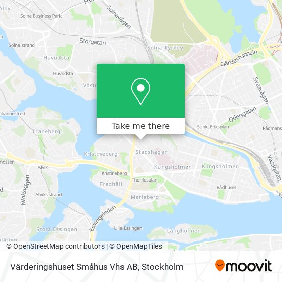 Värderingshuset Småhus Vhs AB map