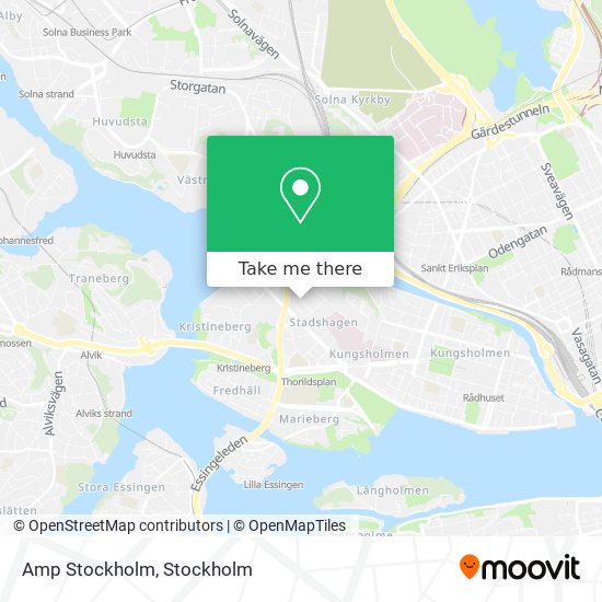 Amp Stockholm map