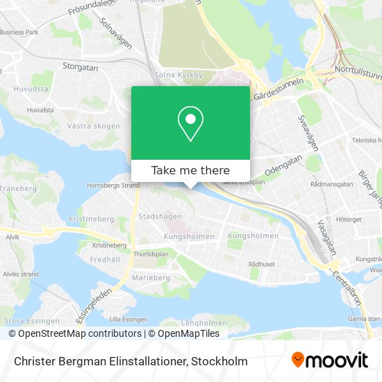 Christer Bergman Elinstallationer map