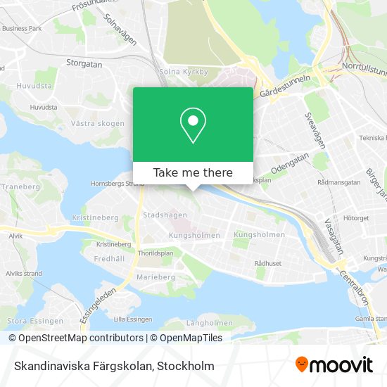 Skandinaviska Färgskolan map