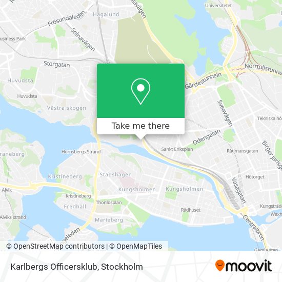 Karlbergs Officersklub map