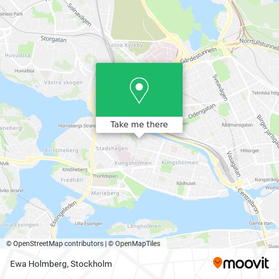 Ewa Holmberg map