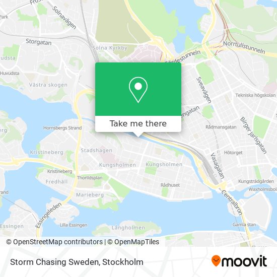 Storm Chasing Sweden map