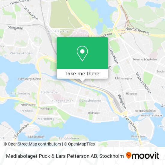 Mediabolaget Puck & Lars Petterson AB map