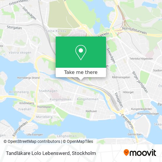 Tandläkare Lolo Lebenswerd map