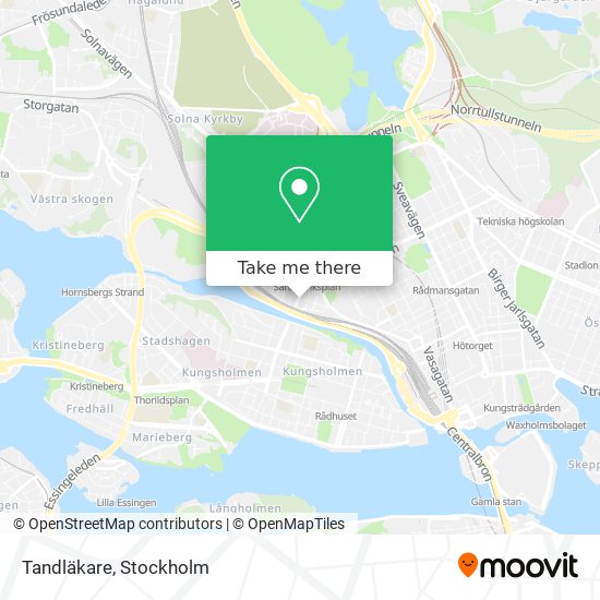 Tandläkare map