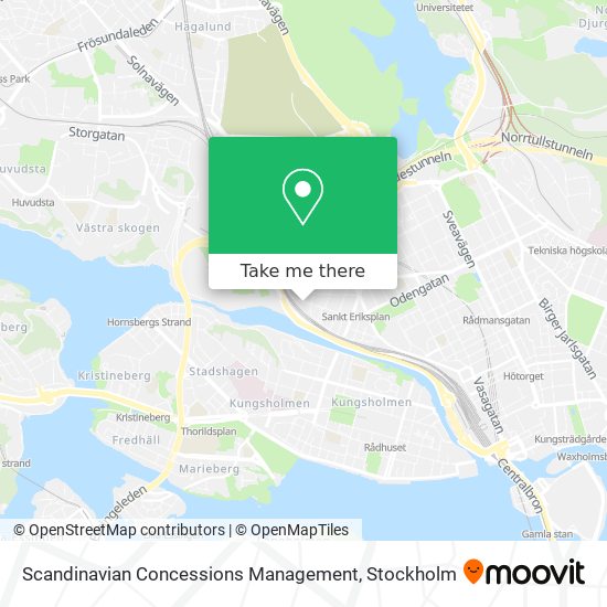 Scandinavian Concessions Management map